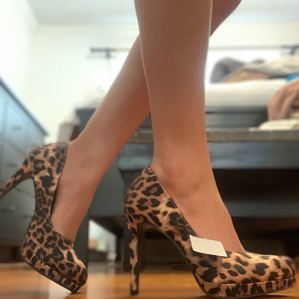 Fioni Animal Print Heels